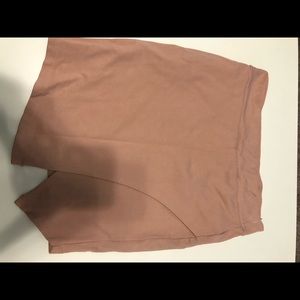 Nude Bodycon Skirt